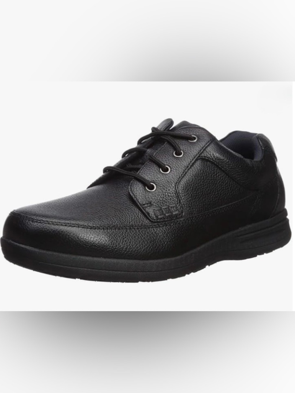 Nunn Bush Men's Black Leather Derby Shoes Size 10